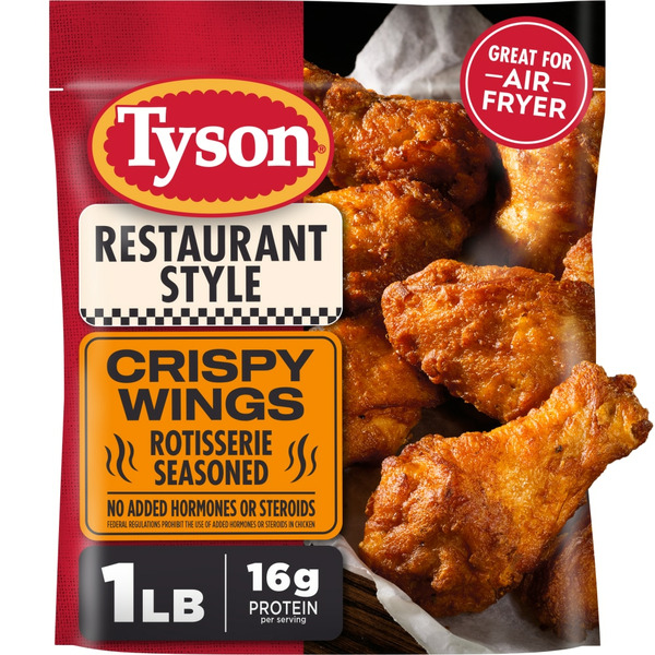 Buy Tyson Restaurant Style Crispy Wings Rotisserie Seasoned